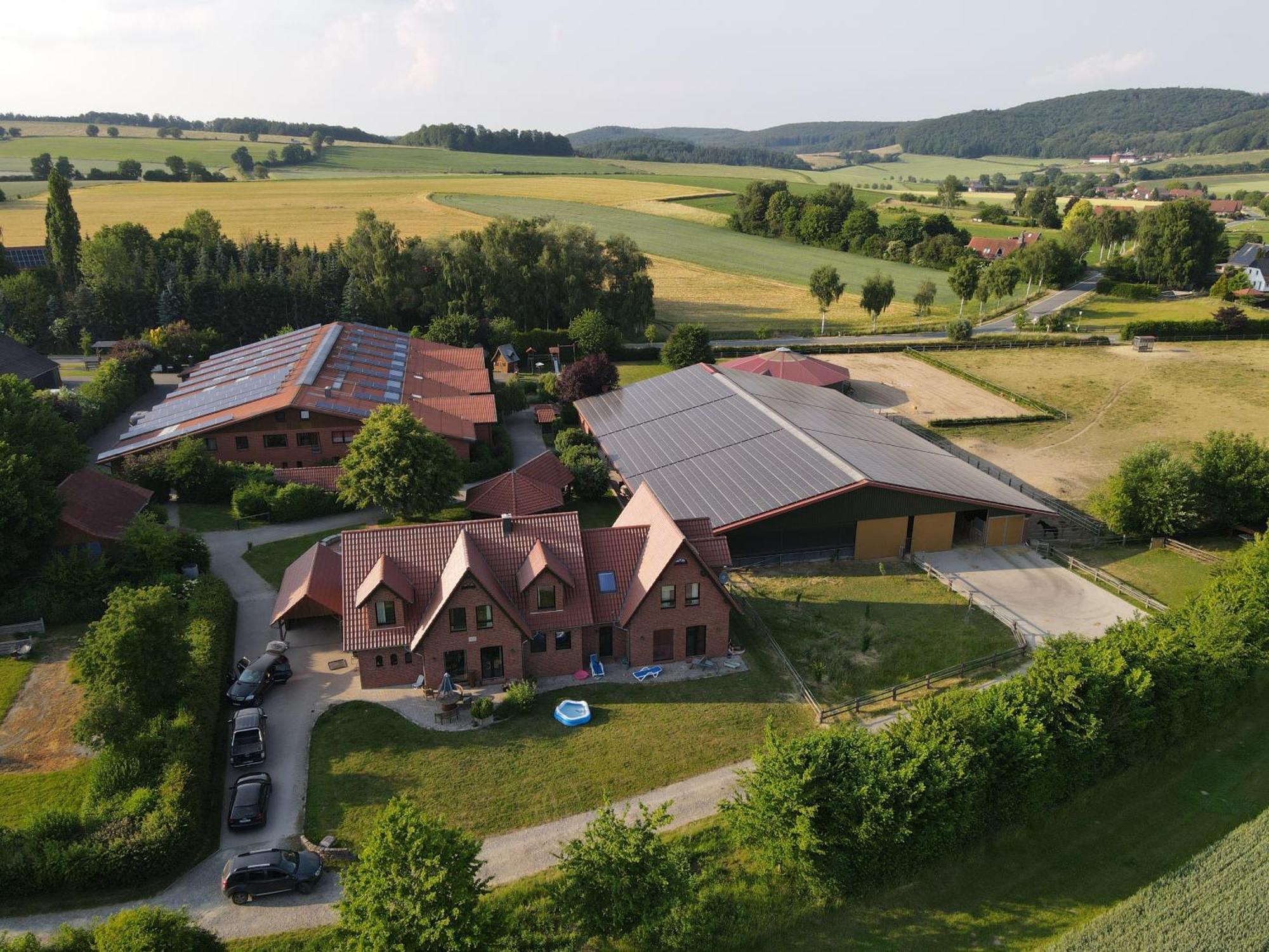 Idyllische Ferienwohnung Im Kalletal Buitenkant foto